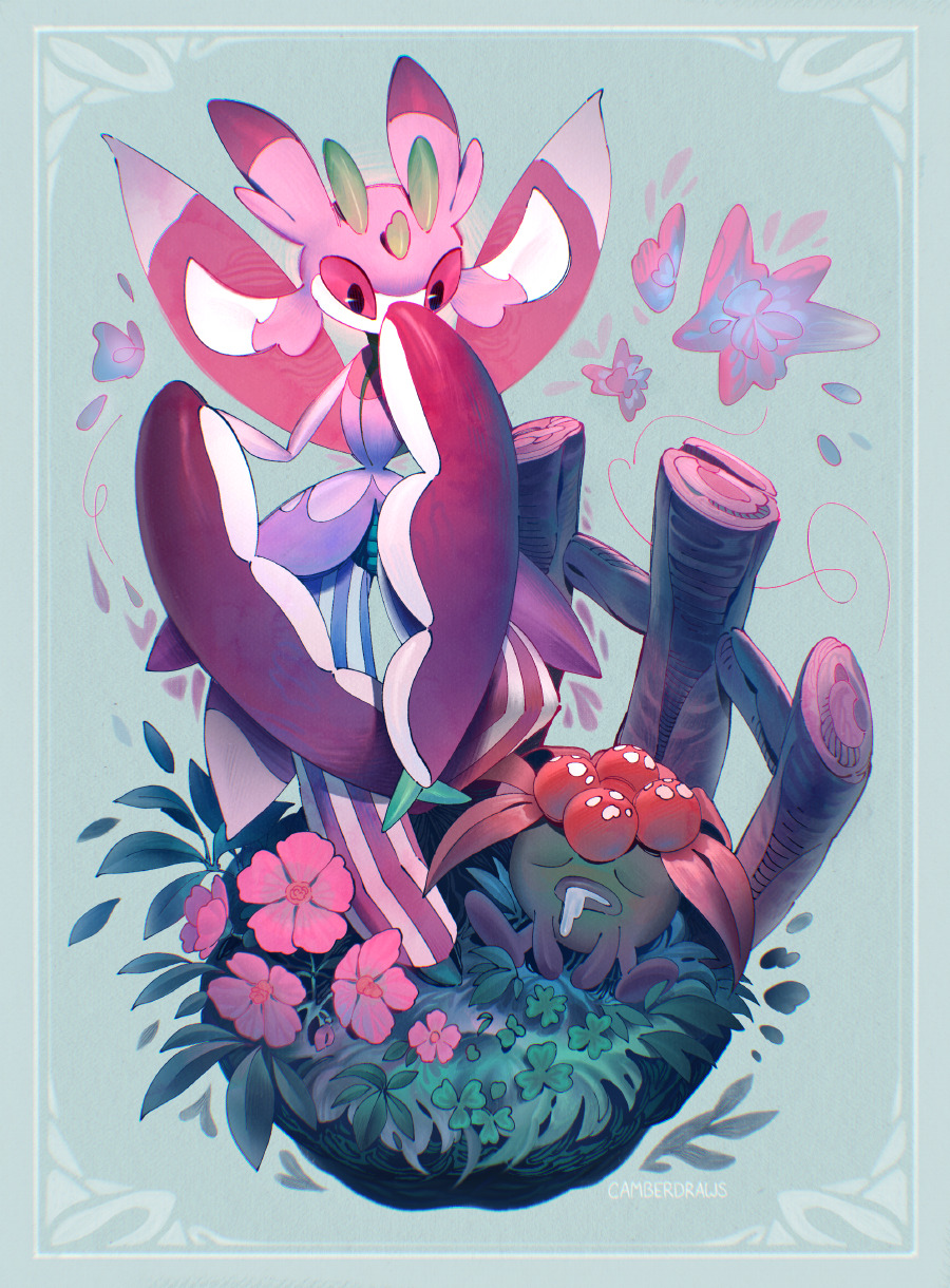 Lurantis and Gloom!
More experimenting with color and shapes :)