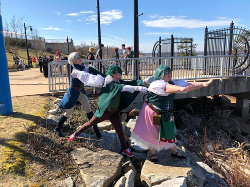 katsucon 2019 more like our 25 y/o selves dress as medieval teens and apparently ended up on tiktok 