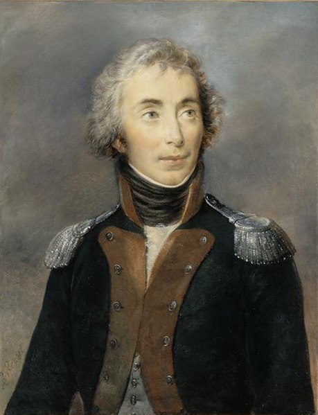 Emmanuel de Grouchy, later Marshal Grouchy, as Colonel of 2nd Dragoons in 1792, by Georges Rouget, 1