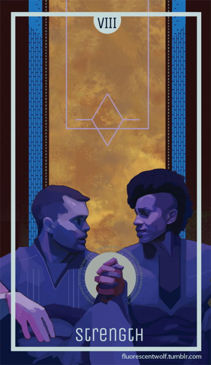 The Expanse fanart tarot card series, part 1.Part 2: https://fluorescentwolf.tumblr.com/post/6645314