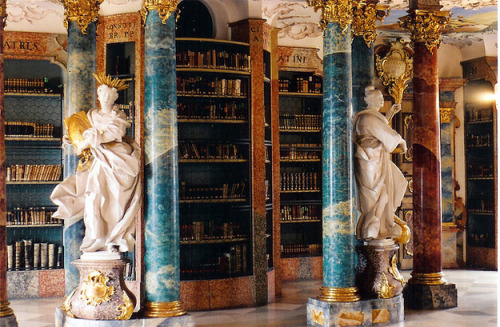 vintagepales:Wiblingen Monastery Library in Ulm, Germany