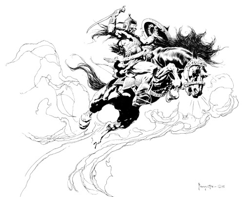 spaceshiprocket: Kubla Khan Portfolio by Frank Frazetta