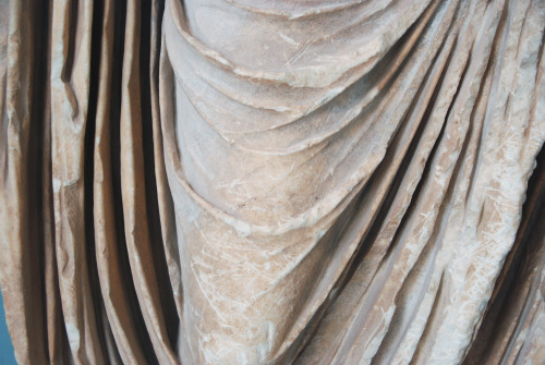 myglyptothek: Statue of emperor Tiberius. I century AD. Marble. Archaeological Museum of Eleusi