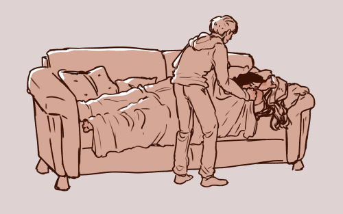 entheia: 18 - napping together (requested by @ronniemacswan-mills)bonus: henry covering them with a 