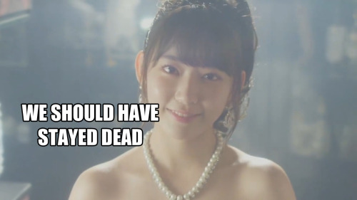 mirokuu48:  kumanechi:  GOD NO WE’RE GETTING ANOTHER SEASON AREN’T WE  I legitimately screamed when there was the kabe-don scene with Jurina and Saionji, and I also screamed during the shower scene and Sakura going to bed and undressing herself and