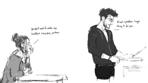 blvnk-art: she wasn’t complaining.[instagram @potterbyblvnk]click on images if you have trouble read