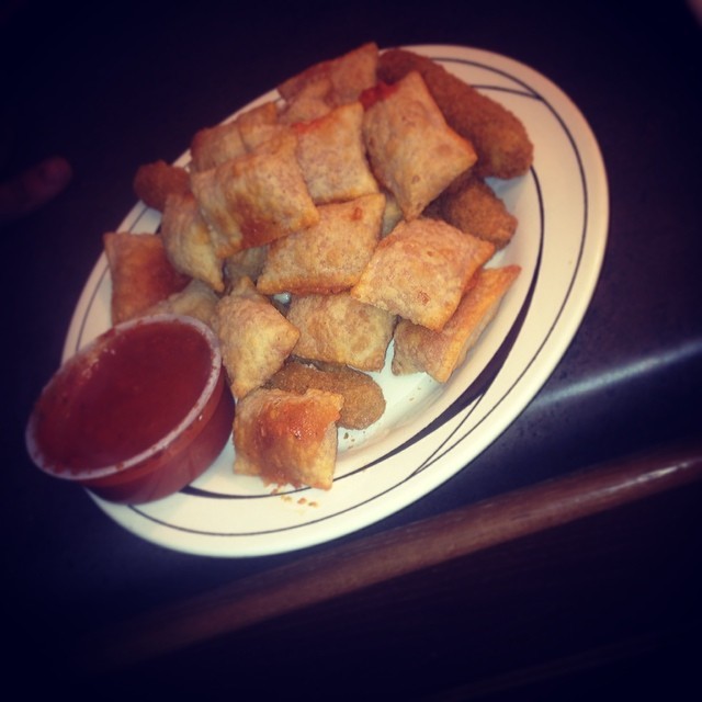 staylifted-livestoned:  Yum yum #mozzarellasticks #pizzarolls #foodporn #food #munchies