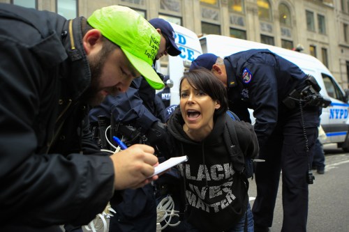 micdotcom:Director Quentin Tarantino was among a group of activists marching in New York City on Sat