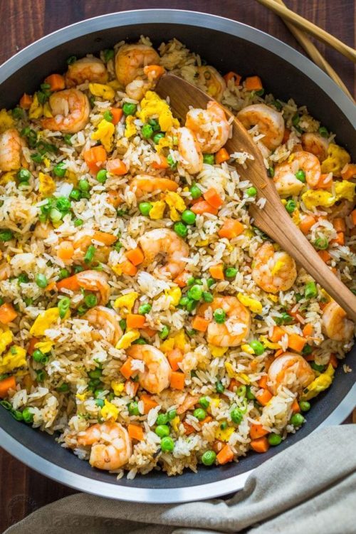 foodffs:  Shrimp Fried Rice RecipeFollow for recipesIs this how you roll?
