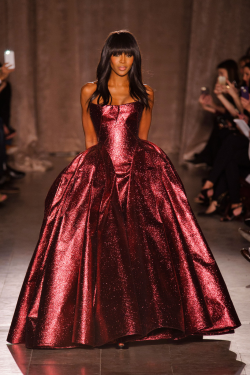 howtobeafxckinglady:Naomi, Zac Posen Fall