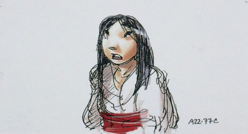 Mulan storyboard art by Chris Sanders 