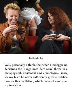 The “Bechdel Test”, named after cartoonist