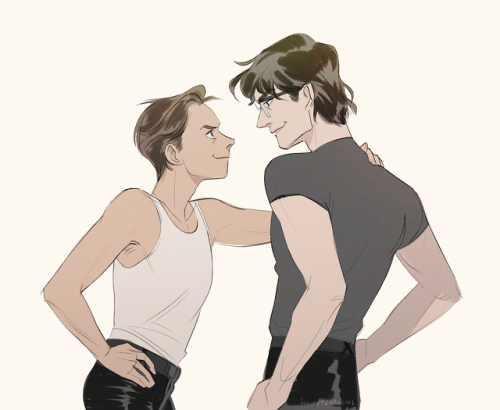 grease au reddieit’s been a while since i’ve drawn any shameless self indulgent fanart and it feels!