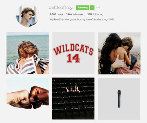 chewbaccca:High School Musical: Instagram AU“What team?”“Wildcats! Getcha head in the game!”