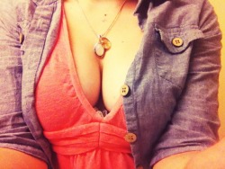 blazintitties:  My cleavage is awesome today.