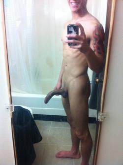 cumslutnyc:  Damn, that’s some big cock. Like, share, follow @ www.cumslutnyc.tumblr.com 