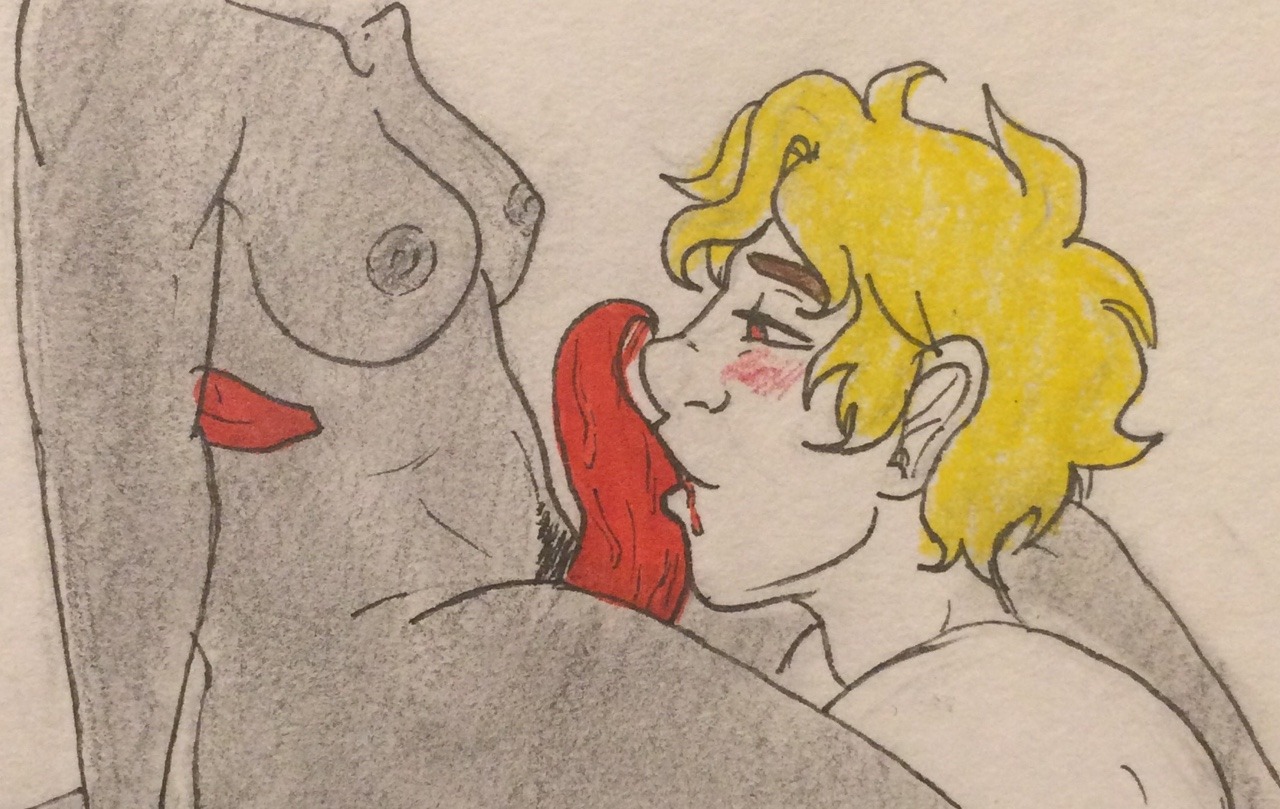 macksasinsprout:  Have some shitty davekat art (Not genderbend)