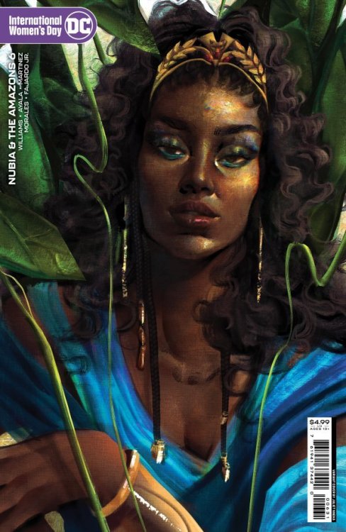 superheroesincolor: Nubia and the Amazons #6 (2022)  Story: Vita Ayala, Art: Alitha Martinez,  Cover