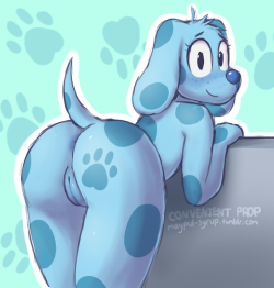 maypul-syrup:  i would just like to point out that I looked at a reference for the colors and WOW has this gone far from the original design so much which is a good thing because there’s no way I’m gonna draw porn of an actual on-model kids show dog