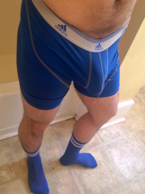 iahlah: I love these Adidas underwear, especially how they feature my bulge. The fact they match my