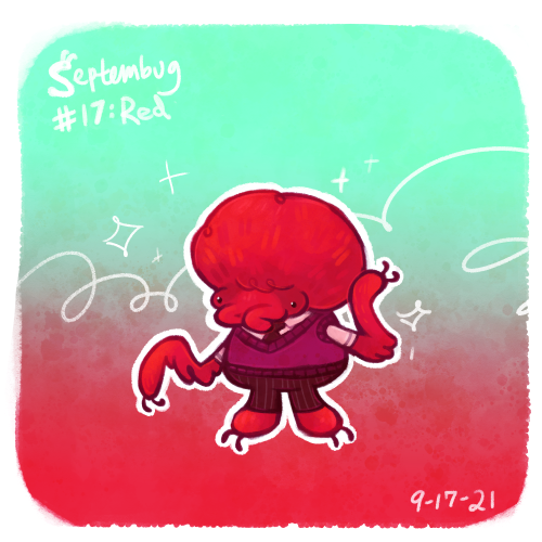 Red and fuzzy were difficult bc everything I could think of was both…. so these velvet friend