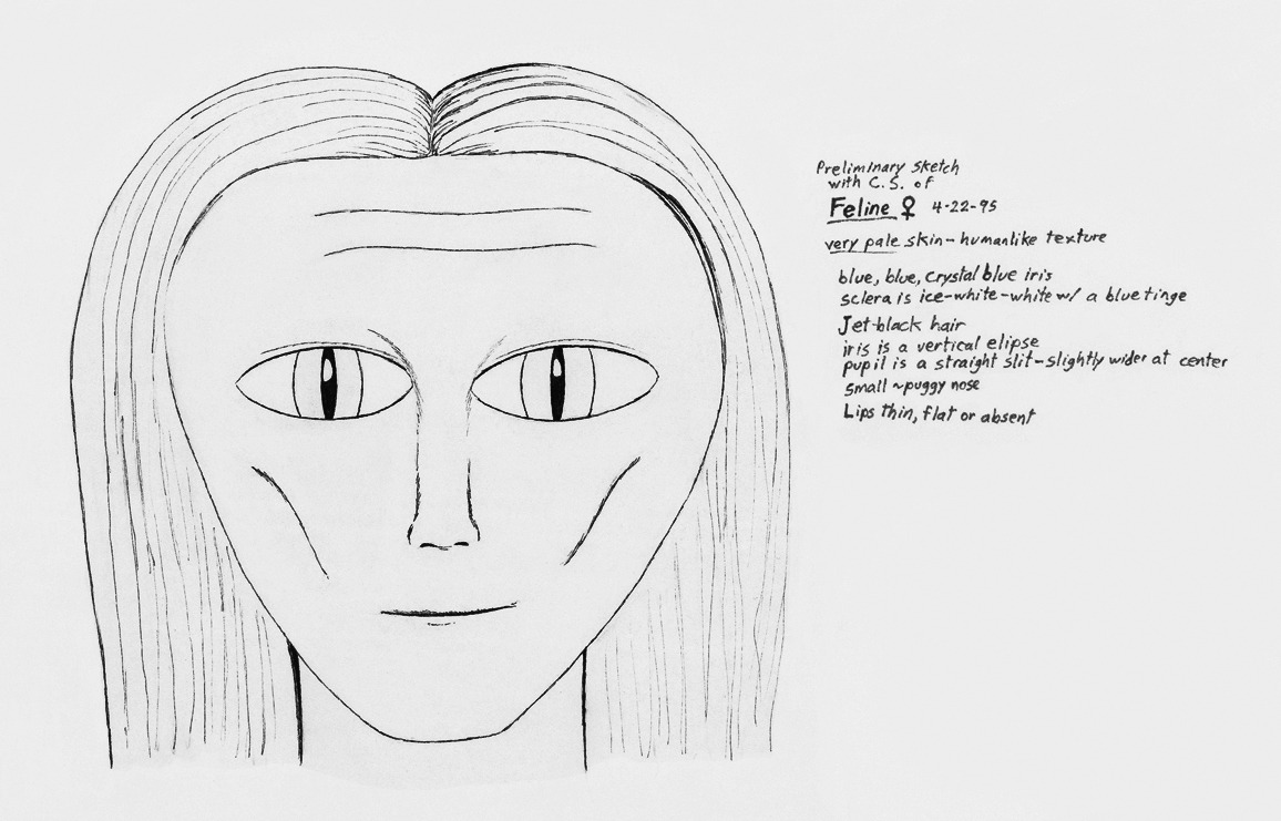 larger-universe:Some pages out of the book ” A Visual Guide to Alien Beings”