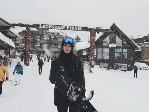 Fernie Alpine Resort-Day One 1/27/18–January Solo Snowboarding Trip–.First day here = Badass. This m