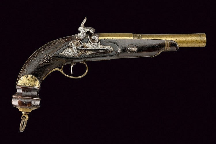 peashooter85:  Percussion pistol originating from Naples, 19th century.