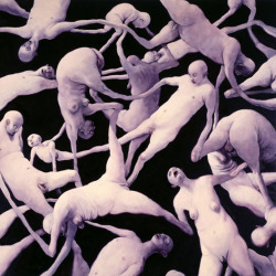 soshka:  “Circus Humanus I&ldquo; by Michael Kvium (1997) 250 x 250 cm