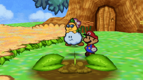 papermarioaesthetic:“Ho now! What are you doing? Have’t you ever grown a plant?…Soil! Bean!! Then wa