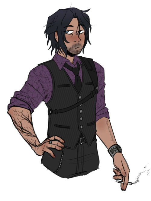 mildlycuriousdragon:  Detective Noctis Caelum finds himself in the lawless Gralea. He hopes to uncov