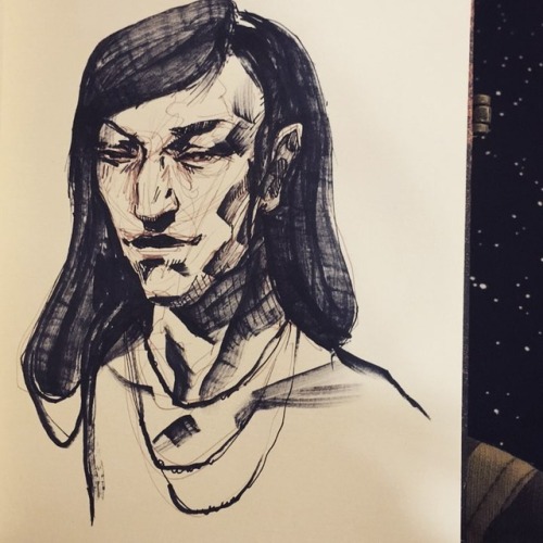 That sleep deprived, been traveling for 30h+ not even keeping track anymore #inktober doodle.