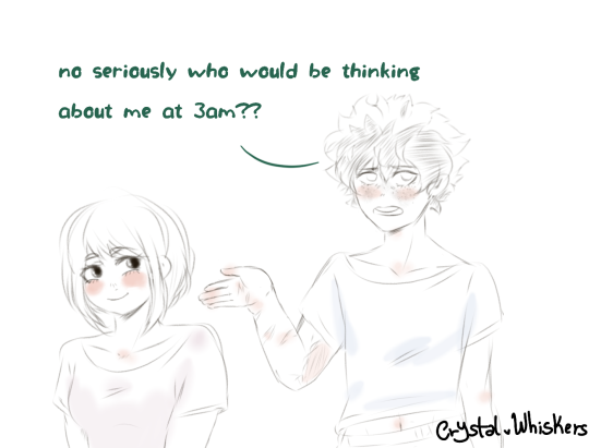 crystalwhiskers:  (Based on a quote by @otaku-gay-girl )Thank you for checking in im-Still a piece of garbage(Click for better quality)