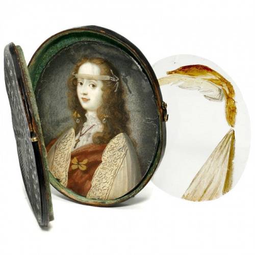 fairypage:‘queen christina of sweden‘ transformation set c. 1650 - essentially a paper doll with tra