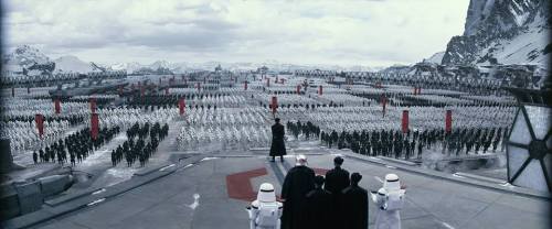 The First Order assembles. The Force Awakens. #starwars