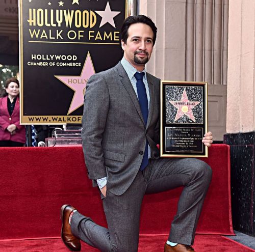 Lin-Manuel Miranda And His Star In The Hollywood Walk Of Fame!!