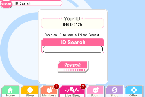 So I started a new account because I got a new phone and couldn’t transfer without spending all my loveca. Now I’ve moved this account to my old iTouch and will probably play it too because IDOL HELL. If you guys want to add me, feel free,