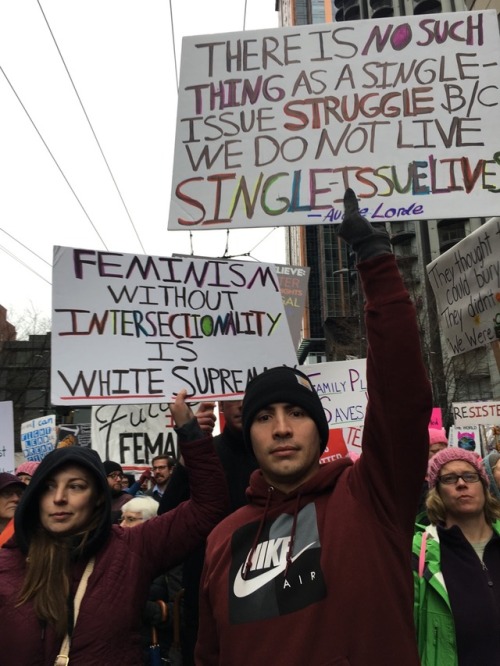 thedailyseattleite:1/20: Women’s March 2018, notable signs (pt. 2)