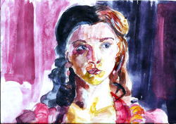 thebluempress:  Anne Boleyn(Natalie Dormer) in ink hope you like it! 