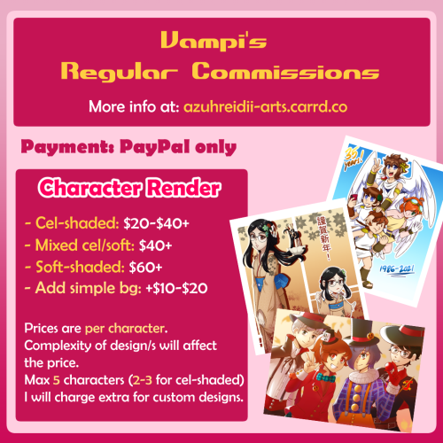  Commissions carrd: HERE Terms & Conditions: HERE(By commissioning me, you agree to the Terms &a