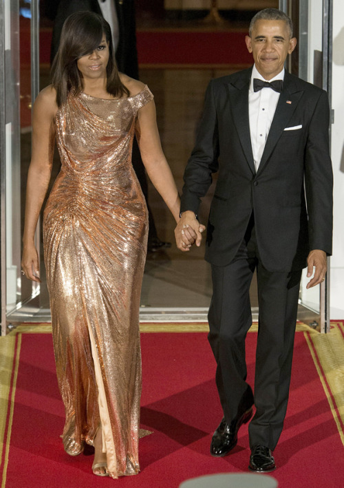 accras:President Barack Obama and First Lady Michelle Obama welcome Italian Prime Minister Matteo Re