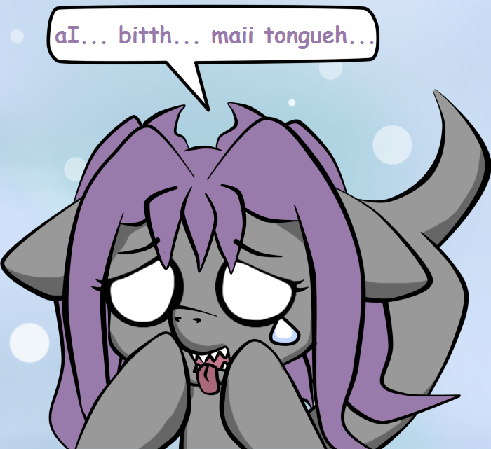 ask-yuta-wuta-ponies:  Wuta: I thought that sharp teeth were just fun but with great
