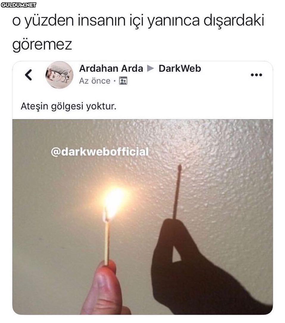 o yüzden insanin içi...