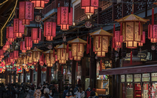 yuyuan豫园, shanghai, lantern festival by 听雨亲风happy lantern festival