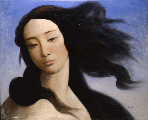 abaoo:The Birth of Venus (1483-1485), Sandro Botticelli (Italy)Venus after Botticelli (2008), Yin Xi