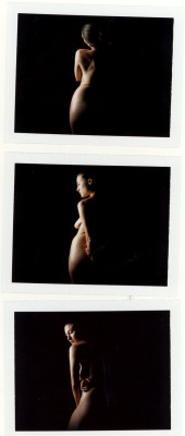 bigheadeddude:  Lazy Sunday in the studio waiting for plates to dry - “Oh, look - a pile of Polaroids!” The lovely Erin, from a while back.@misserin 