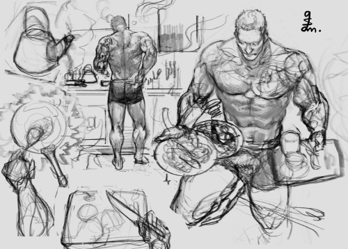 Been Little Too Overwhelmed By Work Recently But Able To Do Some Sketches Recently