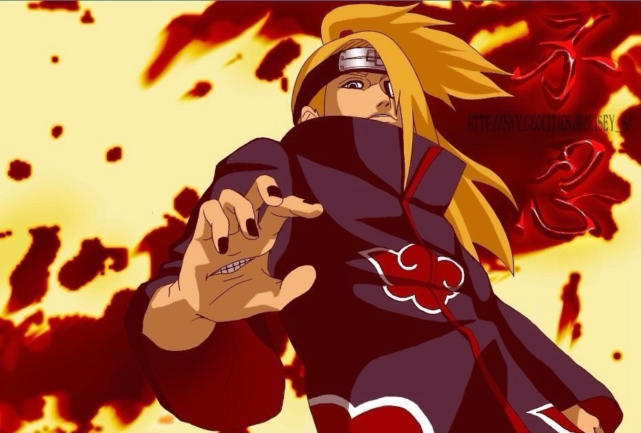 Deidera est un de mes personnages préféré dans Naruto pour la simple raison énoncée