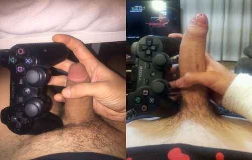 humiliation-petite-bite-de-cocu:  Comparaison de ma queue de sous membré avec de vrais hommesA gauche, ce que ma femme a tous les soirs dans son lit .A droite, ce qu’elle voudrait avoir dans son lit.Quand j’ ai montré ces photos ces photos à ma