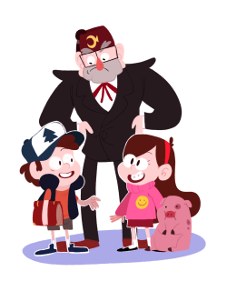 sailorswayze:  the gravity falls gang i drew as a commission!!cool 